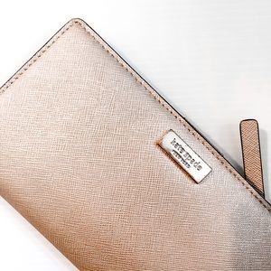 Kate Spade Rose Gold 12 Card wallet